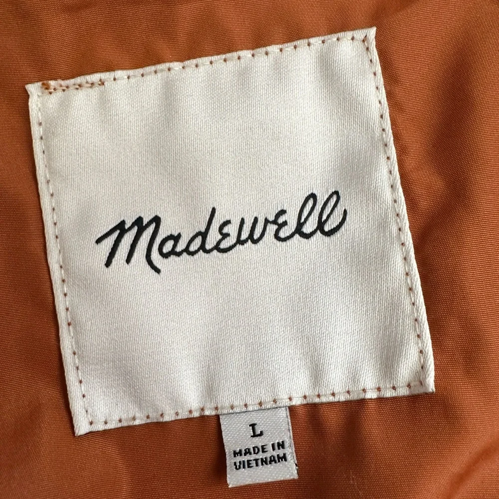 Madewell Raincheck Packable Raincoat size large - Picture 10 of 13
